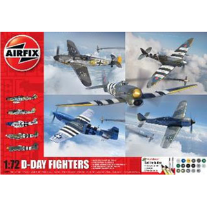 1/72 Dデイ 戦闘機5機入り スターターセット【X50192】