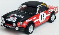 ミニカー　1/43 フィアット 124 アバルト 1973年ポーランドラリー Alcide Paganelli / Ninni Russo #3 [dsn86] スパーク 1/43 アバルト 124 ラリー RGT 2022 モンテカルロ