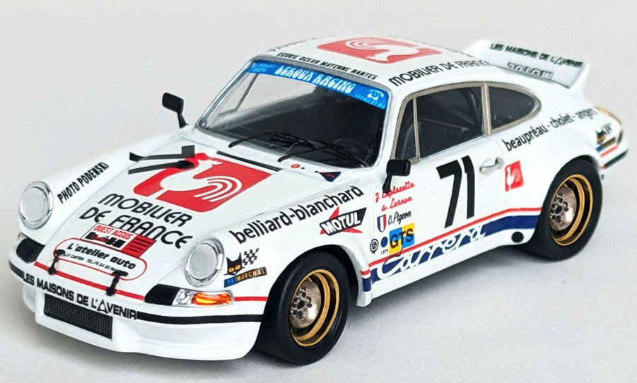 超希少！1/43 ポルシェ911 カレラRSR ターボ 白ストリートバージョン 1/43 ポルシェ 911 カレラ RSR 1975年 ル・マン24時間レース 25