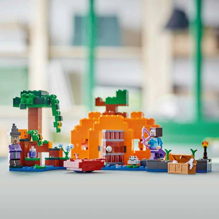 ★★h.goページ★★ LEGO レゴ マインクラフト かぼちゃ畑 21248 : おもちゃの三洋堂