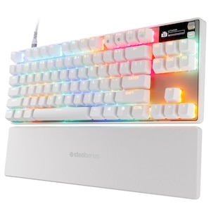 SteelSeries�i�X�e�B�[���V���[�Y�j�b�e���L�[���X�Q�[�~���O�L�[�{�[�h Apex Pro TKL Gen 3 White JP ���{��z��b64903