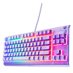 SteelSeries�i�X�e�B�[���V���[�Y�j�b�Q�[�~���O�L�[�{�[�h Apex 3 TKL Lavender - US �p��z��b64940(STEEL)