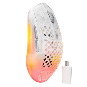 SteelSeries�i�X�e�B�[���V���[�Y�j�b�Q�[�~���O�}�E�X Aerox 3 Wireless Gen 2�iGhost�j�b62715