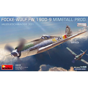1/48 フォッケ・ウルフ Fw 190D-9 ミメタール製 ベーシックキット 第301戦闘航空団【MA48040】