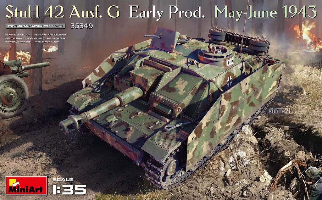 プラモデル　1/35 10.5cm突撃榴弾砲42 G型 後期生産型 [MA35355] Amazon | ミニアート 1/35 ドイツ軍 10.5cm 突撃榴弾砲42 G型