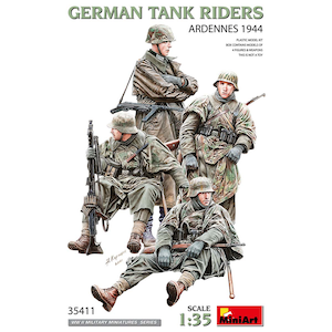 1/35 ドイツ 戦車同乗兵フィギュア4体入【MA35411】