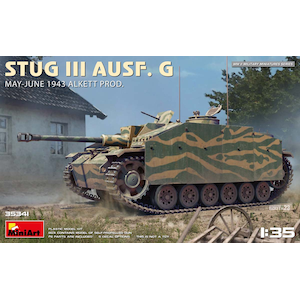 ミニアート｜1/35 III号突撃砲G型 1943年5月-6月 アルケット社製【MA35341】｜ﾐﾆｱｰﾄ MA35341 3ｺﾞｳﾄﾂｹﾞｷﾎｳGｶﾞﾀ ｱﾙｹｯﾄｼｬｾｲ
