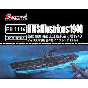 1 700 イギリス海軍 航空母艦 イラストリアス 1940 Flyfh1116 Joshin Webショップ 通販 フライホークモデル Flyfh1116 イラストリアス 1940