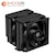 ID-COOLING�b�A�C�f�B�[�N�[�����O�b�f���A���t�@������ ���CPU�N�[���[�i�u���b�N�j�bFROZN A620 PRO XE BLACK