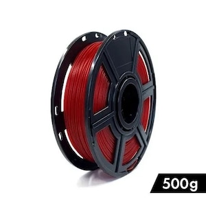 FLASHFORGE�b3D�v�����^�[�p�t�B�������g PLA 500g�iTransparent Red(�N���A���b�h)�bPLA-F40