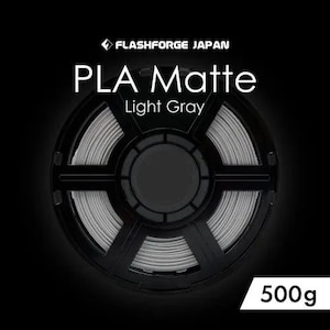 FLASHFORGE�b3D�v�����^�[�p�t�B�������g PLA 500g�iMatte Light Gray�j�bPLA-F73