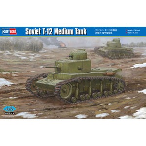 Soviet T-12 Medium Tank 83887-1:35-HobbyBoss