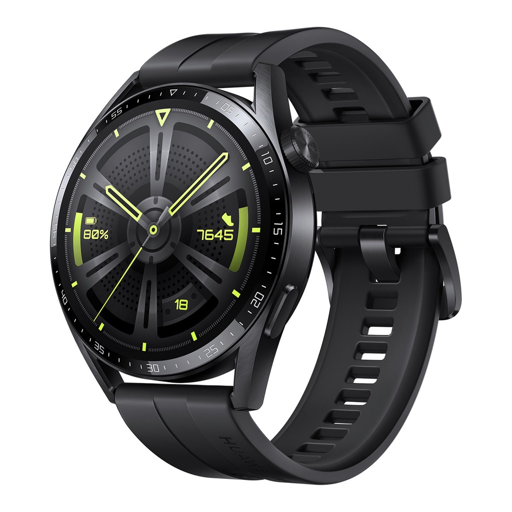 HUAWEI WATCH GT 3 46mm/Black Fluoroelastomer スマート