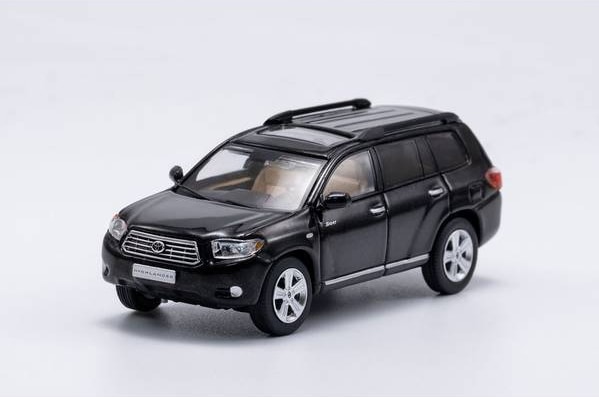 1/64 トヨタハイランダー - LHD（ブラック）【KS048-205