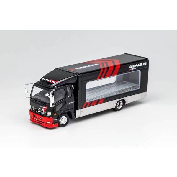 ミニカー　1/64 Mitsubishi FUSO トラック 三菱 RALLIART [KS063-293] 1/64 Mitsubishi FUSO トラック 三菱 RALLIART【KS063-293