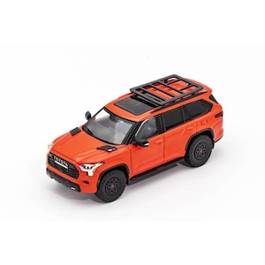 1/64 トヨタ セコイア TRD PRO - (LHD) - オレンジ【KS068-438】
