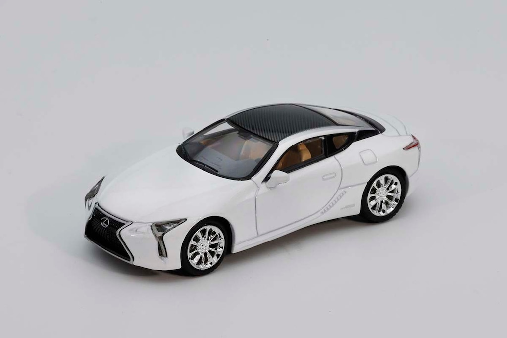 京商 1/64 Lexus LC500h ホワイト 1/64 Lexus LC500h ホワイト【GE-003-12】 | ゲインコーププロダクツ