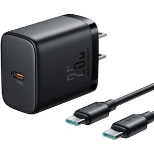 JOYROOM（ジョイルーム）｜25W 急速充電器 PD対応 Type-C×1ポート ACアダプター USB-Cケーブル付属｜JR-TCF11