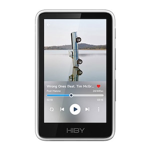 HiBy�b�f�W�^���I�[�f�B�I�v���[���[(�z���C�g)�bR1-WHITE