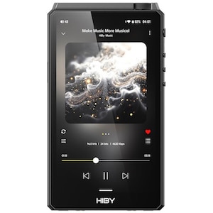 HiBy�b�f�W�^���I�[�f�B�I�v���C���[�@64GB����������+�O���������Ή��iBlack�j�bR6III(2025)BLACK