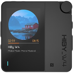 HiBy�b�I�[���C�������E�|�[�^�u���I�[�f�B�IBluetooth DAC�i�u���b�N�j�bW4BLACK