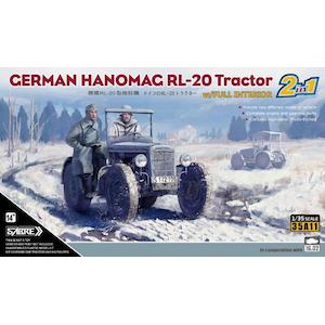 1/35 ドイツ ハノマーグ RL-20トラクター 2in1 w/フルインテリア【35A11】