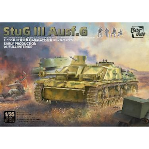 1/35 ドイツ III号突撃砲 G型初期型 w/フルインテリア【BT052】