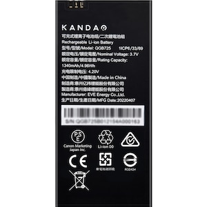 KANDAO�i�J���_�I�j�b�uQooCam EGO�v�p �o�b�e���[�bQGB725