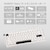 WOBKEY�b�E�H�u�L�[�bType-C/����(2.4GHz)/Bluetooth�Ή� ���J�j�J���L�[�{�[�h Rainy75 Lite�i�V���o�[�j�bLR75SIL
