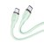 VOLTME(ボルトミー)｜5A・100W データ転送/急速充電  シリコンケーブル USB-C＆USB-C 1m（グリーン）｜C2143