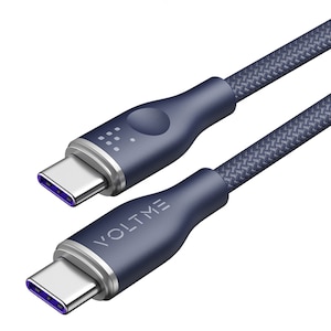 VOLTME(�{���g�~�[)�b5A�E100W �f�[�^�]��/�}���[�d ���ϋv�҂ݍ��� �i�C�����P�[�u�� USB-C��USB-C 1m�i�u���[�j�bC2167(VOLTME)