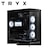 TRYX｜トライエックス｜E-ATXマザーボード対応 270°パノラマガラスパネル採用 タワー型PCケース（ブラック）｜C-L700N-NN0H-G0K
