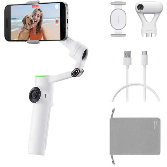 スマートフォン用ジンバル「Insta360 Flow 2 Pro」AIトラッカー