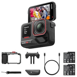 Insta360�b�A�N�V�����J�����uInsta360 Ace Pro 2�v�X�g���[�g�B�e�L�b�g �f���A���o�b�e���[�i�X���[�g�E�O���[�j�bCINSBBGA-ACEPRO242