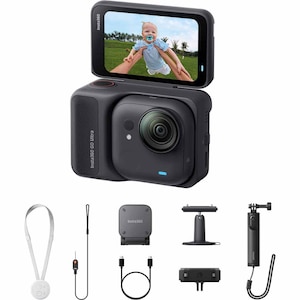 Insta360�b�A�N�V�����J�����uInsta360 GO Ultra�v�N���G�C�^�[�o���h���i�~�b�h�i�C�g�u���b�N�j�bCINSABEA-GOULTRA06