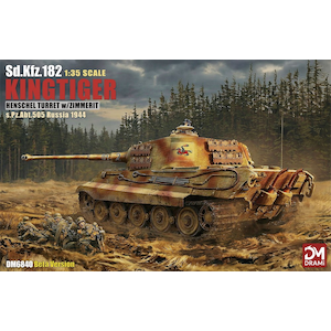 DRAMi�b1/35 WW.II �h�C�c�R Sd.Kfz.182 �L���O�^�C�K�[ �w���V�F���C�� w/�c�B�������b�g�R�[�e�B���O ��505 �d��ԑ�� ���V�A 1944�yDRM6840�z�bDRM6772 �޲� Sd.Kfz.182 �ݼ��γĳ