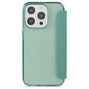 Holdit�i�z�[���f�B�b�g�j�biPhone14 Pro�p ClearBook �蒠�^�N���A�P�[�X�i���X�O���[���j�b15703HOLDIT