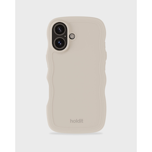 Holdit�i�z�[���f�B�b�g�j�biPhone 16 Plus�p Wavy Case �ϏՌ��P�[�X Light Beige�i���C�g�x�[�W���j�b16543(HOLDIT)