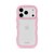 Holdit�i�z�[���f�B�b�g�j�biPhone 17 Pro MAX�p Wavy Case �w�ʃN���A�ϏՌ��P�[�X�iPink/Transparent�j�b16833(HOLDIT)