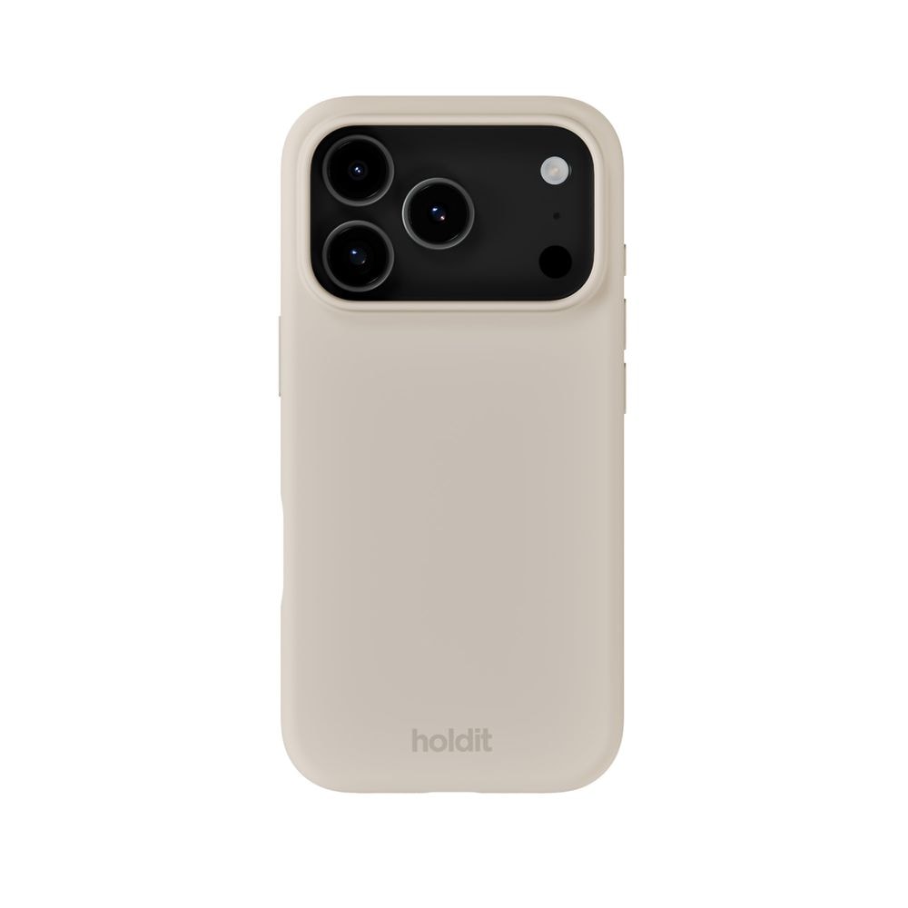 iPhone 17 Pro用 ソフトタッチシリコーンケース（Light Beige