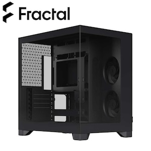 Fractal Design�b�t���N�^���f�U�C���b�~�h���^���[�^PC�P�[�X Pop 2 Vision Black TG�i�u���b�N�j�bFD-C-POV2A-01