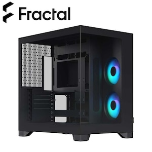 Fractal Design�b�t���N�^���f�U�C���b�~�h���^���[�^PC�P�[�X Pop 2 Vision Black RGB�i�u���b�N�j�bFD-C-POV2A-02