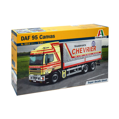 1/24 ラッピングトラクターヘッド DAF 95 キャンバストラック