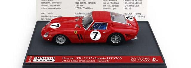 1/43 フェラーリ 330 GTO 1962年ル・マン24時間 #7【S2511