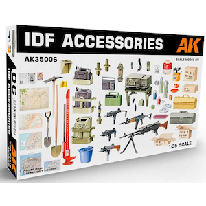 【再生産】1/35 IDF イスラエル国防軍 小火器＆アクセサリーパーツセット【AK35006】