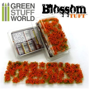 ジオラマ素材 オレンジの花 6mm【GSWD-121】