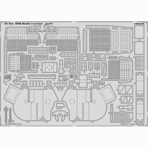 1/35 装甲ブルドーザー D9用外装パーツセット（モンモデル用）【EDU36265】