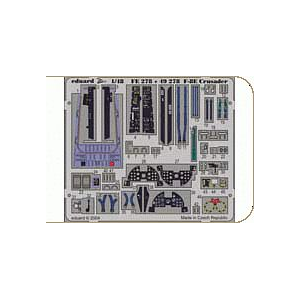 【再生産】1/48 F-8E クルセーダー ズームエッチングパーツ (ハセガワ用)【EDUFE278】