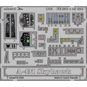 【再生産】1/48 A-4M ズームエッチングパーツ(ハセガワ用)【EDUFE350】