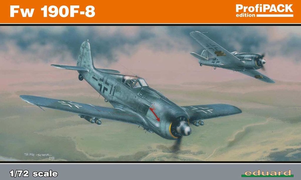 通販 送料無料  再生産】1/72 Fw190F-8 プロフィパック【EDU70119 模型+プラモデル